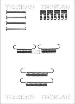 Triscan 8105 152560 - Piederumu komplekts, Stāvbremzes mehānisma bremžu loks www.autospares.lv