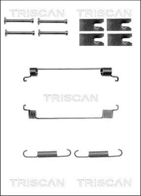 Triscan 8105 152562 - Piederumu komplekts, Bremžu loki www.autospares.lv