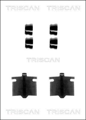 Triscan 8105 161539 - Piederumu komplekts, Disku bremžu uzlikas www.autospares.lv