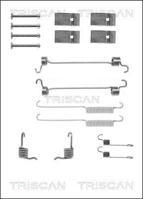 Triscan 8105 162545 - Piederumu komplekts, Bremžu loki www.autospares.lv