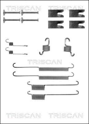 Triscan 8105 162584 - Accessory Kit, brake shoes www.autospares.lv