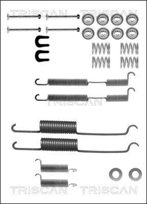 Triscan 8105 162254 - Piederumu komplekts, Bremžu loki www.autospares.lv