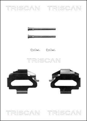 Triscan 8105 101575 - Комплектующие для колодок дискового тормоза www.autospares.lv