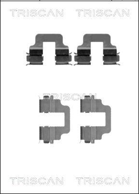 Triscan 8105 101646 - Accessory Kit for disc brake Pads www.autospares.lv