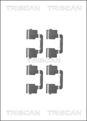 Triscan 8105 101653 - Accessory Kit for disc brake Pads www.autospares.lv