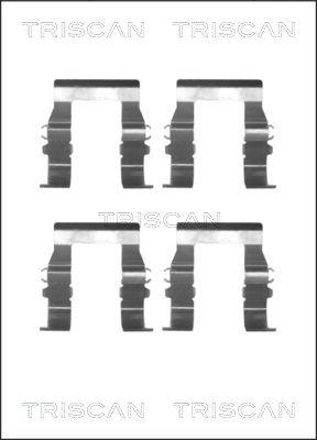 Triscan 8105 101600 - Accessory Kit for disc brake Pads www.autospares.lv