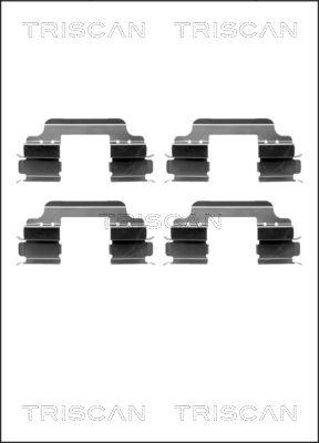 Triscan 8105 101635 - Accessory Kit for disc brake Pads www.autospares.lv