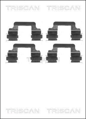 Triscan 8105 101630 - Accessory Kit for disc brake Pads www.autospares.lv