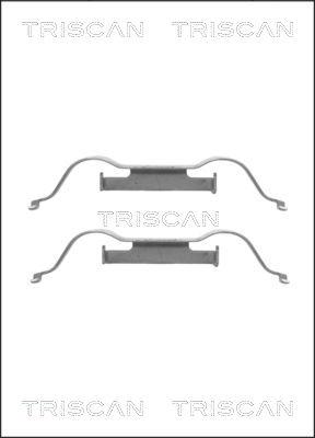 Triscan 8105 101626 - Piederumu komplekts, Disku bremžu uzlikas www.autospares.lv