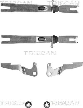 Triscan 8105 103010 - Adjuster Set, drum brake www.autospares.lv