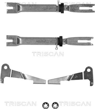 Triscan 8105 103011 - Regulatora komplekts, Trumuļu bremzes www.autospares.lv