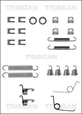 Triscan 8105 102498 - Piederumu komplekts, Bremžu loki www.autospares.lv