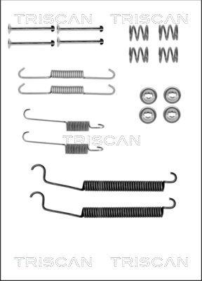 Triscan 8105 102599 - Accessory Kit, brake shoes www.autospares.lv