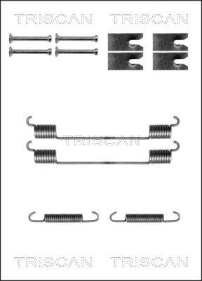 Triscan 8105 102594 - Piederumu komplekts, Bremžu loki autospares.lv