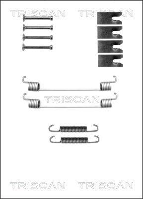 Triscan 8105 102598 - Piederumu komplekts, Bremžu loki www.autospares.lv