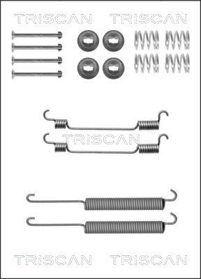 Triscan 8105 102592 - Piederumu komplekts, Bremžu loki www.autospares.lv