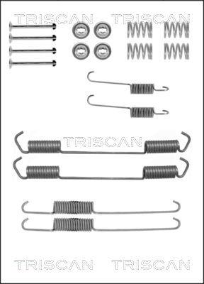 Triscan 8105 102550 - Piederumu komplekts, Bremžu loki www.autospares.lv