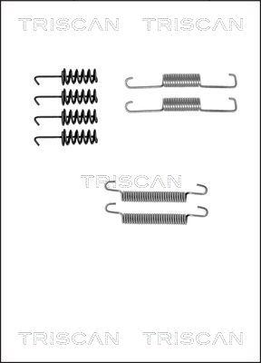 Triscan 8105 102585 - Piederumu komplekts, Stāvbremzes mehānisma bremžu loks www.autospares.lv