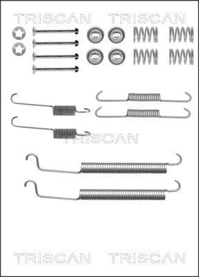 Triscan 8105 102581 - Piederumu komplekts, Bremžu loki www.autospares.lv