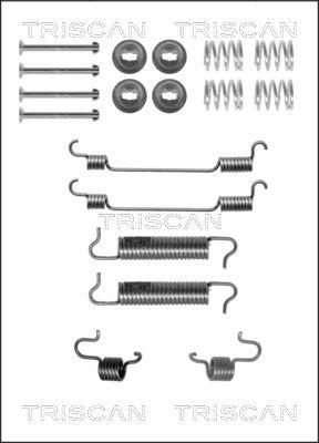 Triscan 8105 102588 - Piederumu komplekts, Bremžu loki www.autospares.lv