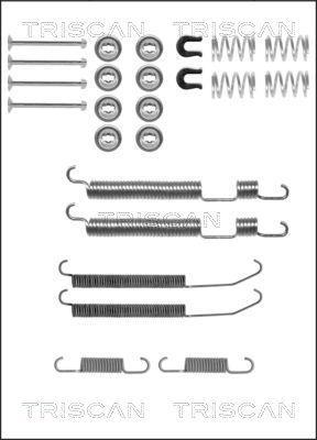 Triscan 8105 102583 - Piederumu komplekts, Bremžu loki www.autospares.lv