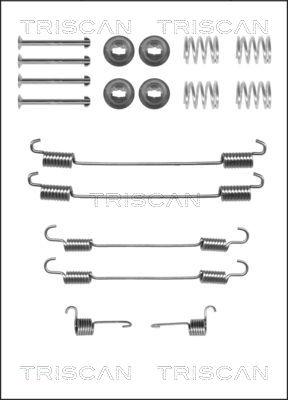 Triscan 8105 102579 - Piederumu komplekts, Bremžu loki www.autospares.lv