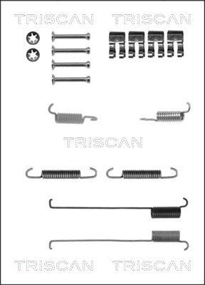 Triscan 8105 102576 - Piederumu komplekts, Bremžu loki www.autospares.lv