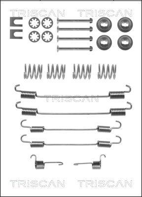 Triscan 8105 102578 - Piederumu komplekts, Bremžu loki www.autospares.lv