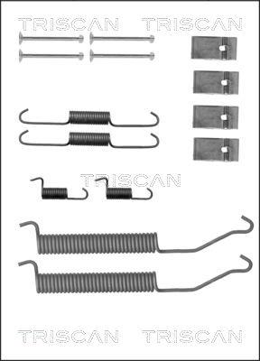 Triscan 8105 102609 - Piederumu komplekts, Bremžu loki www.autospares.lv