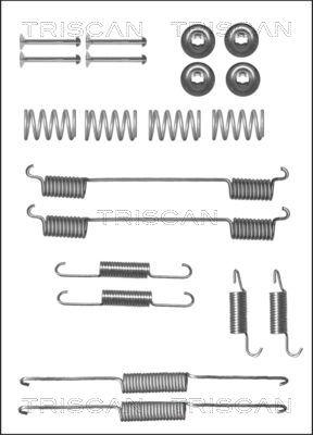 Triscan 8105 102604 - Piederumu komplekts, Bremžu loki www.autospares.lv