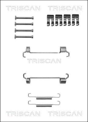 Triscan 8105 102603 - Piederumu komplekts, Stāvbremzes mehānisma bremžu loks www.autospares.lv