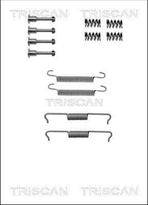 Triscan 8105 102602 - Piederumu komplekts, Stāvbremzes mehānisma bremžu loks www.autospares.lv