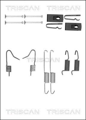 Triscan 8105 102613 - Piederumu komplekts, Stāvbremzes mehānisma bremžu loks www.autospares.lv