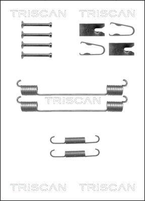 Triscan 8105 102612 - Piederumu komplekts, Bremžu loki autospares.lv