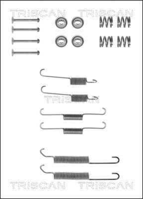 Triscan 8105 102171 - Piederumu komplekts, Bremžu loki www.autospares.lv