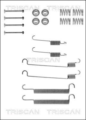 Triscan 8105 102266 - Piederumu komplekts, Bremžu loki www.autospares.lv