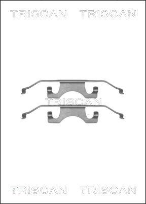 Triscan 8105 111615 - Accessory Kit for disc brake Pads www.autospares.lv