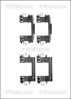 Triscan 8105 131643 - Accessory Kit for disc brake Pads www.autospares.lv