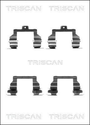 Triscan 8105 131632 - Комплектующие для колодок дискового тормоза www.autospares.lv