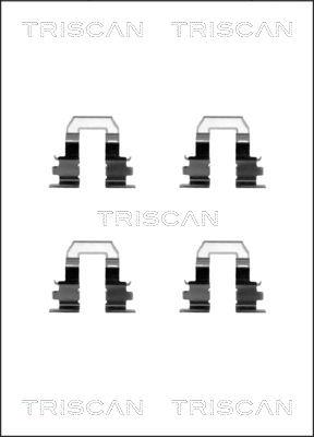 Triscan 8105 131628 - Accessory Kit for disc brake Pads www.autospares.lv