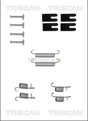 Triscan 8105 132591 - Accessory Kit, parking brake shoes www.autospares.lv