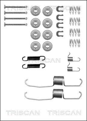 Triscan 8105 132505 - Piederumu komplekts, Bremžu loki www.autospares.lv