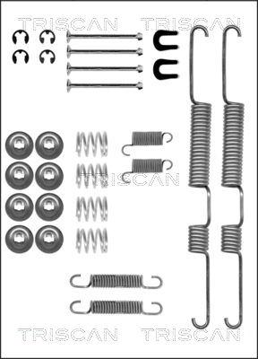 Triscan 8105 132585 - Piederumu komplekts, Bremžu loki www.autospares.lv