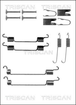 Triscan 8105 132588 - Piederumu komplekts, Bremžu loki www.autospares.lv