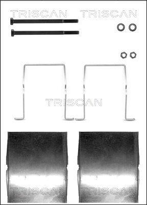 Triscan 8105 381614 - Piederumu komplekts, Disku bremžu uzlikas www.autospares.lv