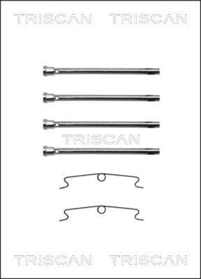 Triscan 8105 381615 - Piederumu komplekts, Disku bremžu uzlikas www.autospares.lv