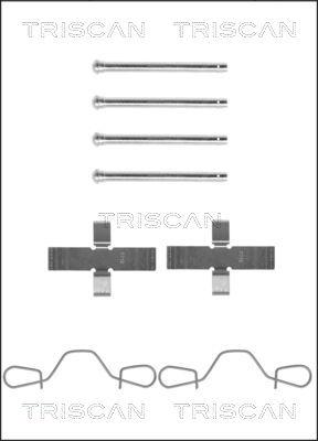 Triscan 8105 291397 - Piederumu komplekts, Disku bremžu uzlikas www.autospares.lv