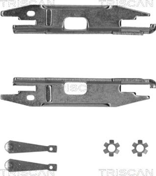 Triscan 8105 293002 - Regulatora komplekts, Trumuļu bremzes autospares.lv