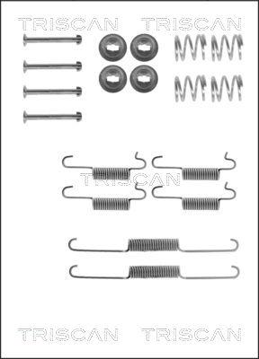 Triscan 8105 292448 - Piederumu komplekts, Bremžu loki www.autospares.lv