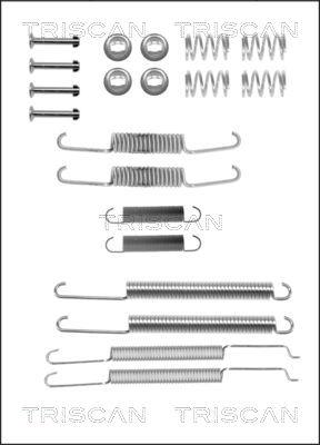 Triscan 8105 292548 - Piederumu komplekts, Bremžu loki www.autospares.lv